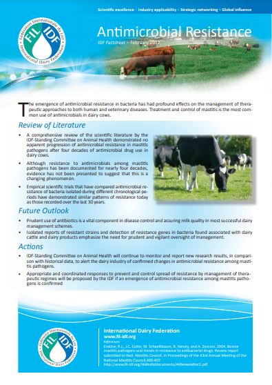Antimicrobial Resistance - IDF Factsheet - FIL-IDF