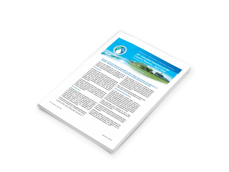 IDF Factsheet 4/2017: Country Reports Spring 2017 - FIL-IDF