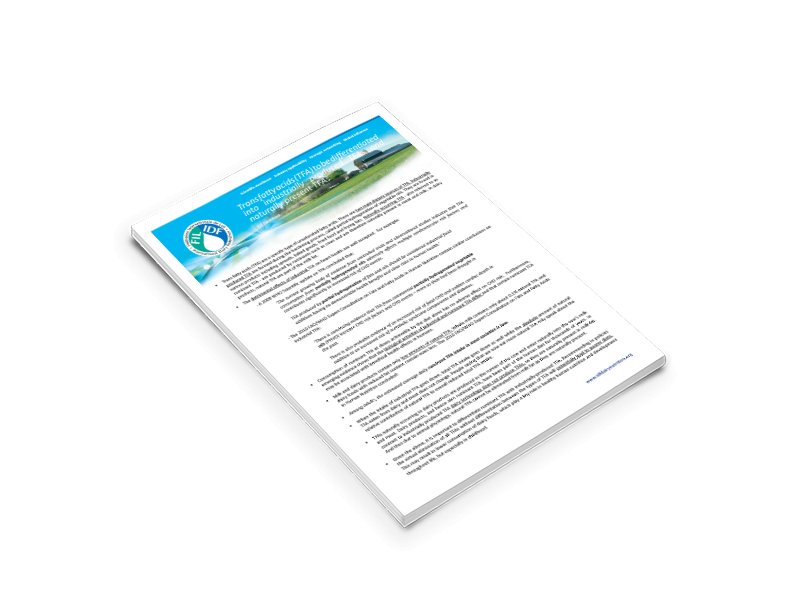 Impact of Transport temperature on the Quality of dry dairy Products - FIL-IDF