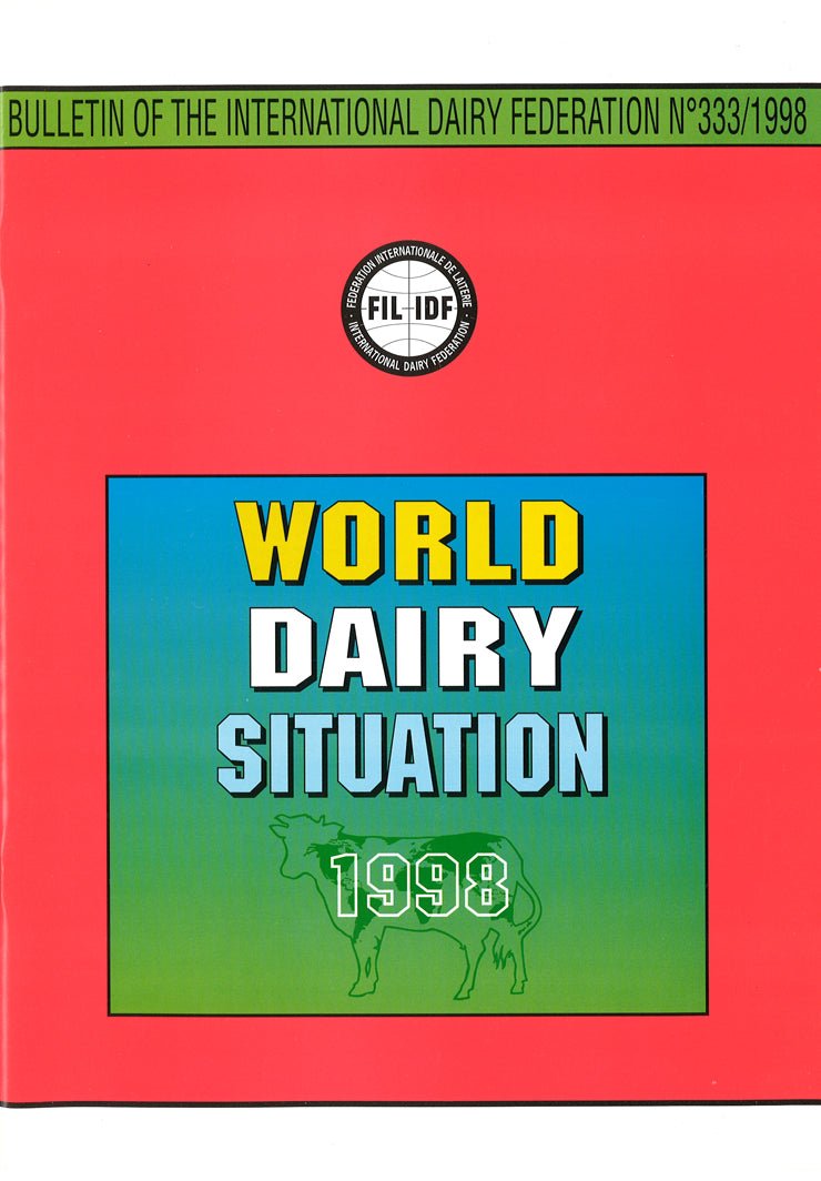 Bulletin of the IDF N° 333/1998 - World Dairy Situation 1998 - Scanned copy - FIL-IDF