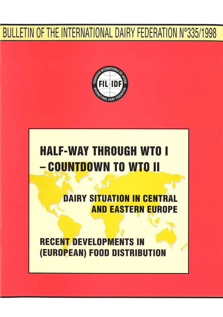 Bulletin of the IDF N° 335/1998 - Half-Way Through WTO I – Count Down to WTO II – An IDF Situation Report, 1998 - FIL-IDF