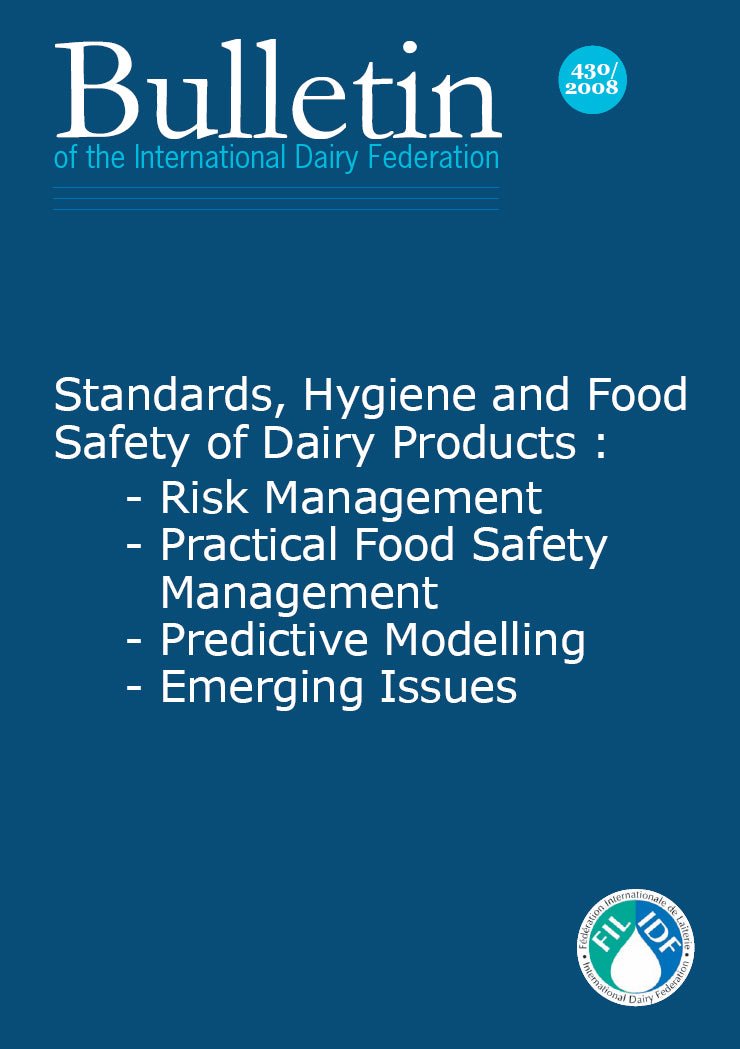 Bulletin of the IDF N° 430/ 2008: Hygiene and Food Safety of Dairy products and Food Standards for International Trade - FIL-IDF