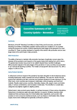 IDF Factsheet 16/2020: Executive Summary of IDF Country Update - November - FIL-IDF