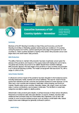 IDF Factsheet 16/2020: Executive Summary of IDF Country Update - November