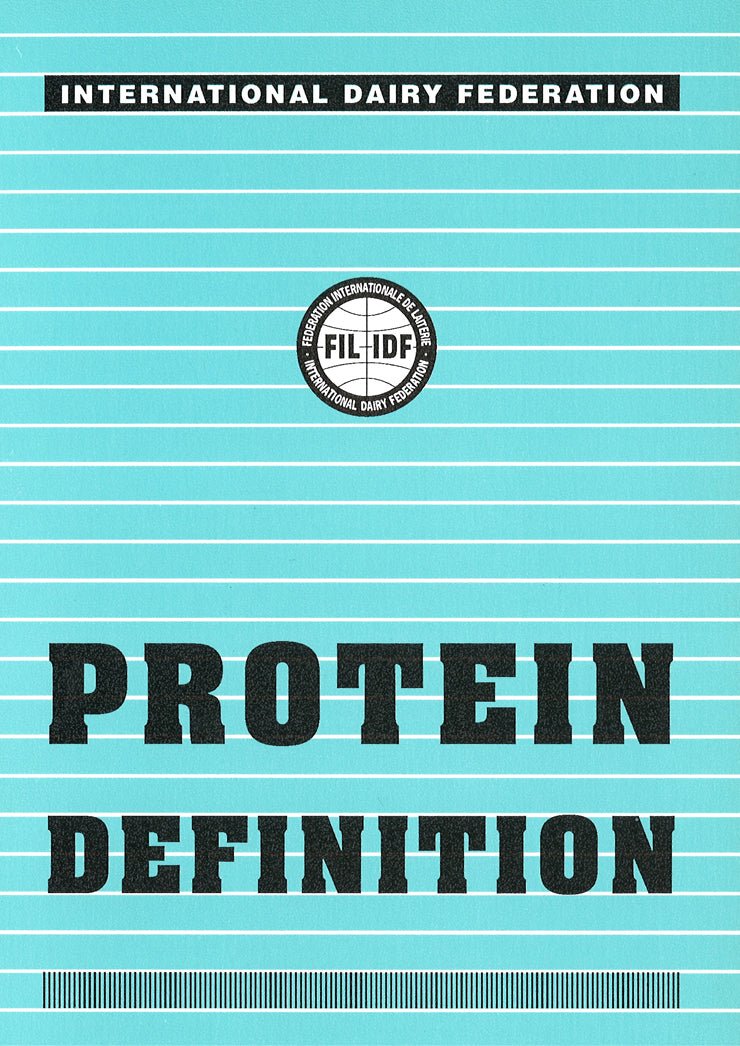 Special Issue 9403 - Protein definition - FIL-IDF